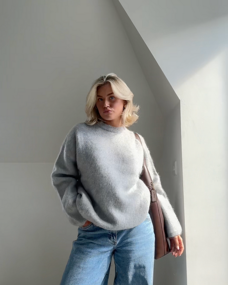 Lindsay | Mohair Crewneck