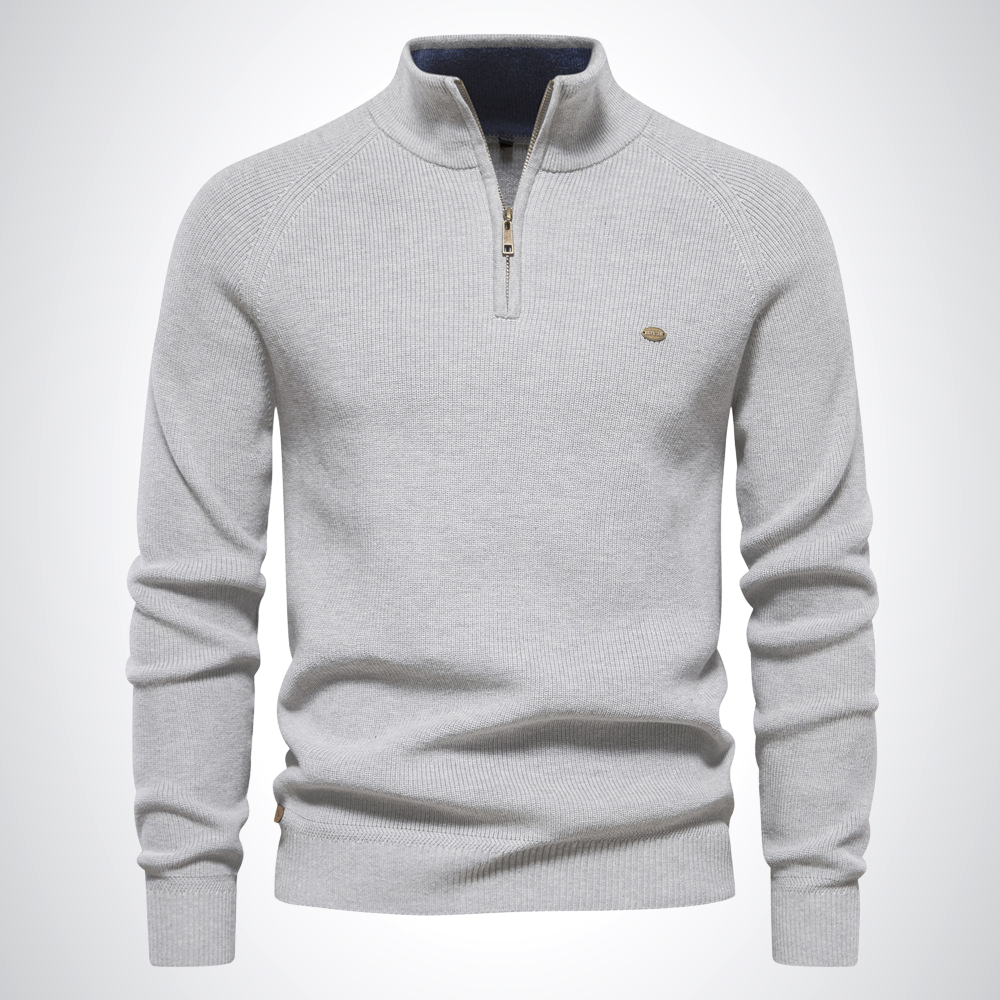 Aiden | Cotton Half-Zip Jumper