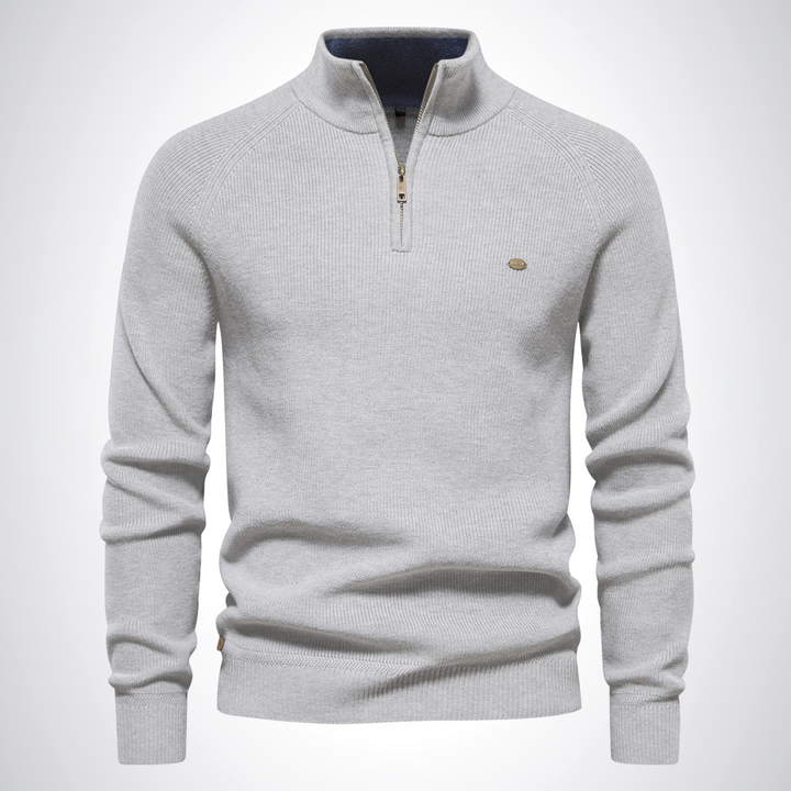 Aiden | Cotton Half-Zip Jumper