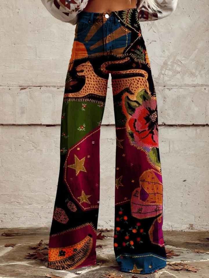 Tessa | Vintage Wide-Leg Boho Pants