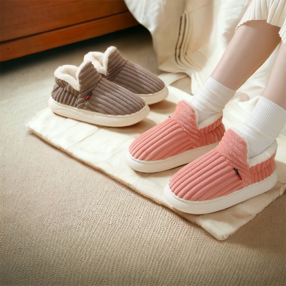 Bianca | Therapeutic Fluffy Fleece Winter Slippers