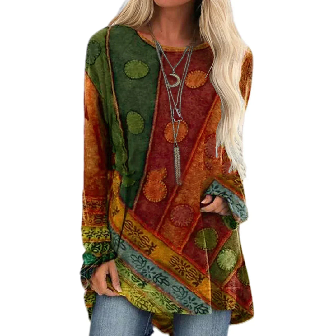 Britney | Boho Long Sleeve Shirt