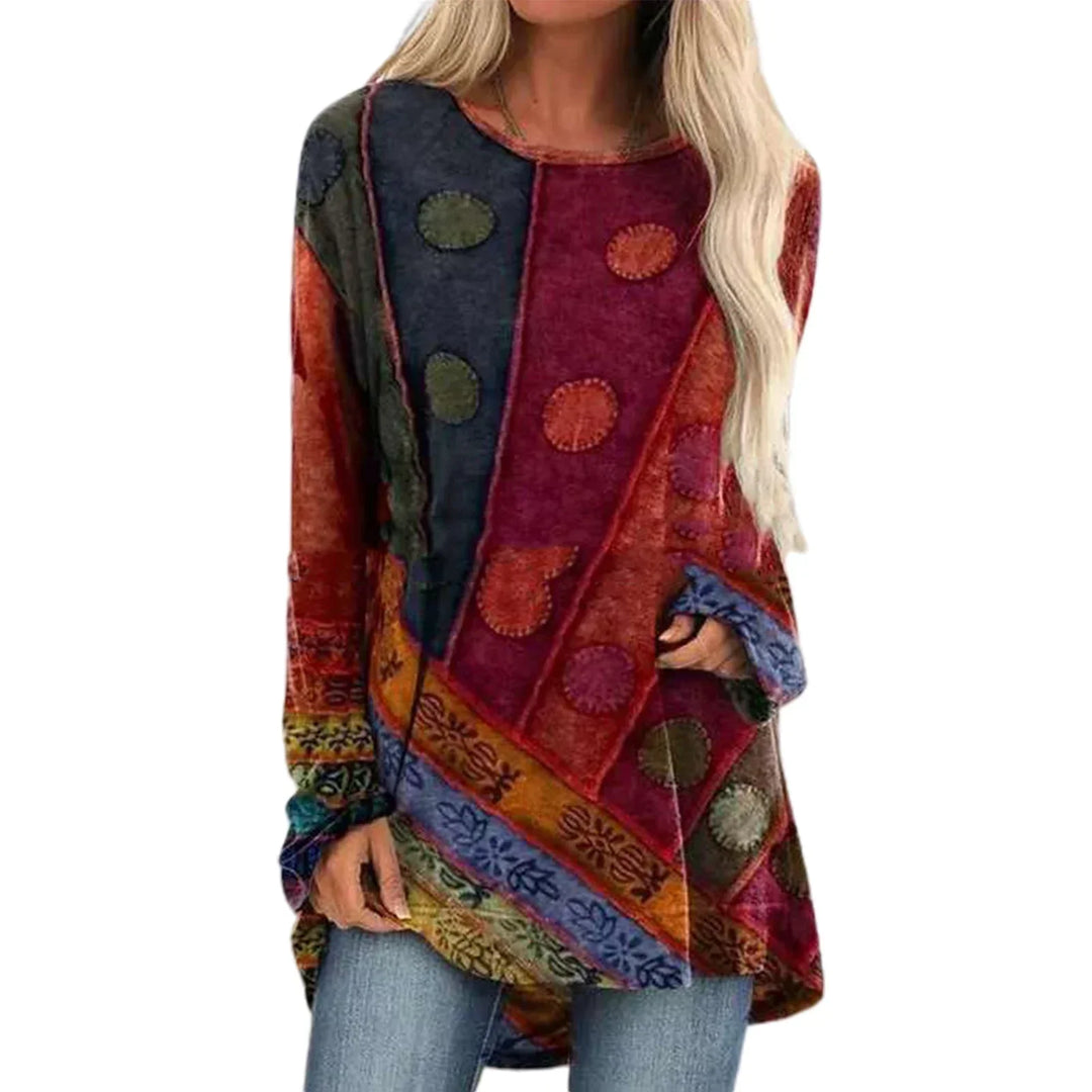 Britney | Boho Long Sleeve Shirt