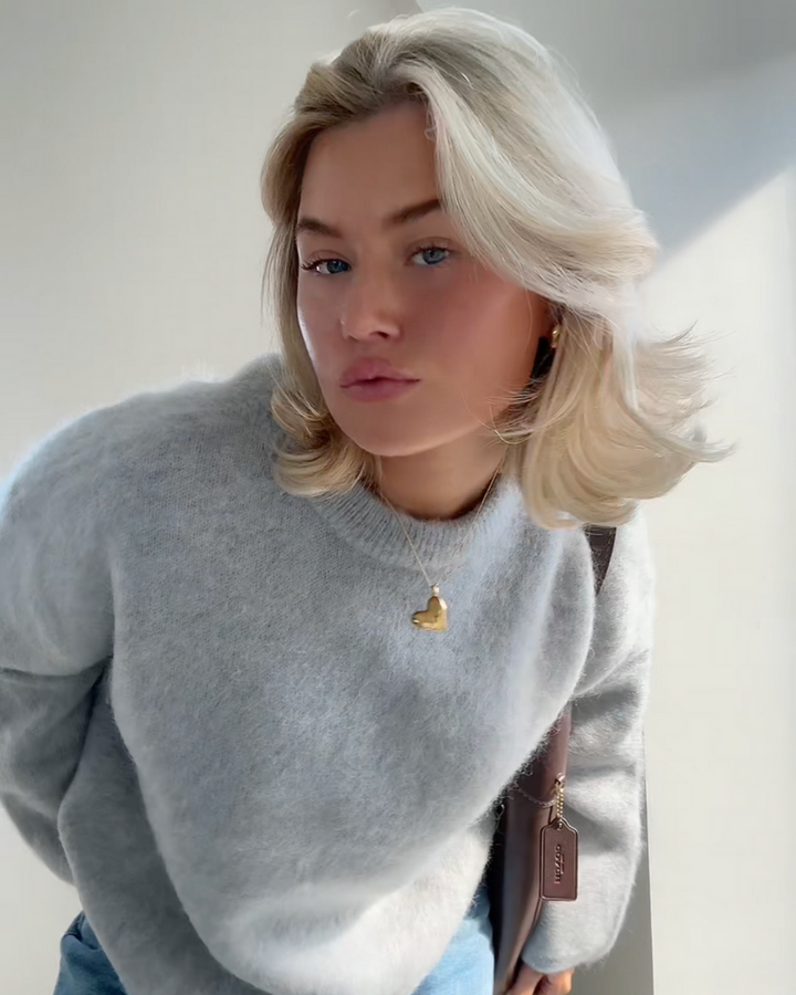 Lindsay | Mohair Crewneck