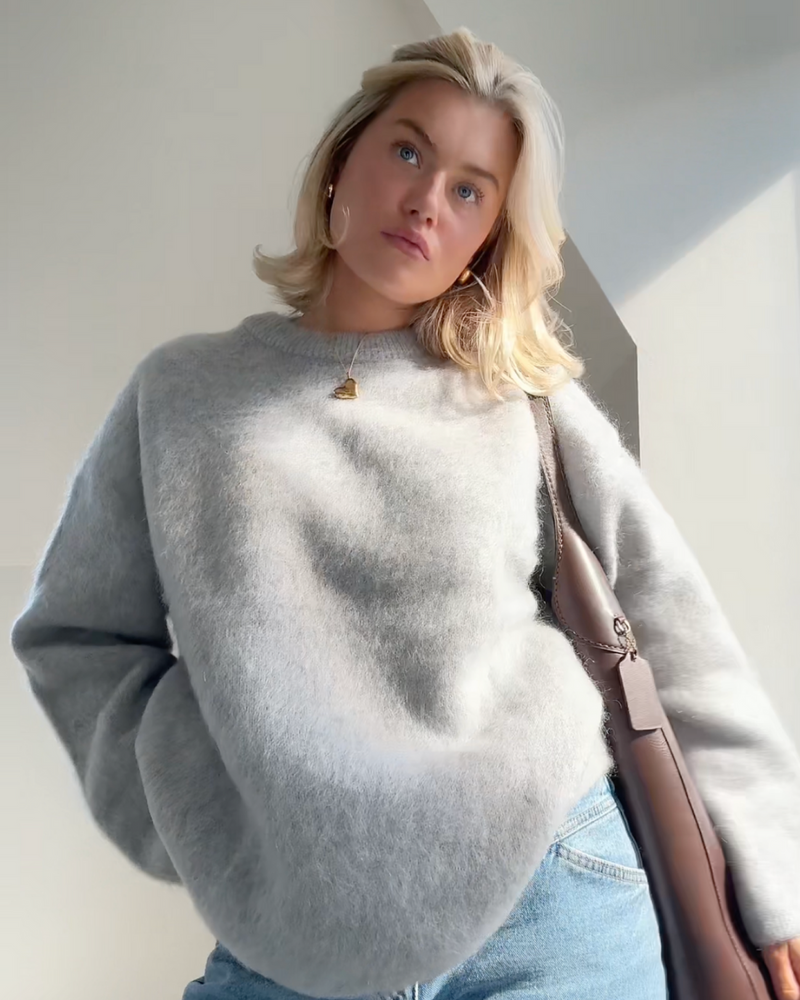 Lindsay | Mohair Crewneck