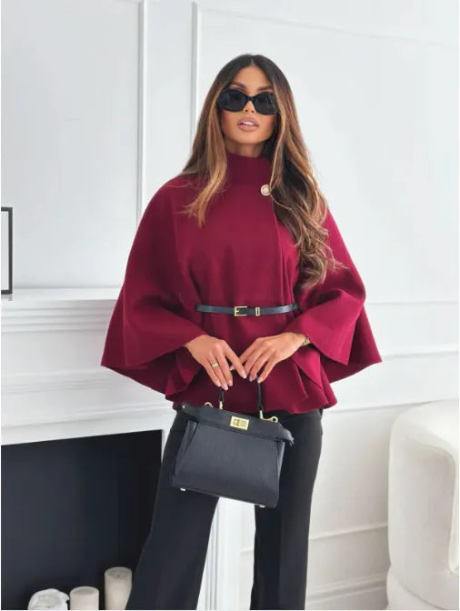 Loren | Elegant Cape with Waistband