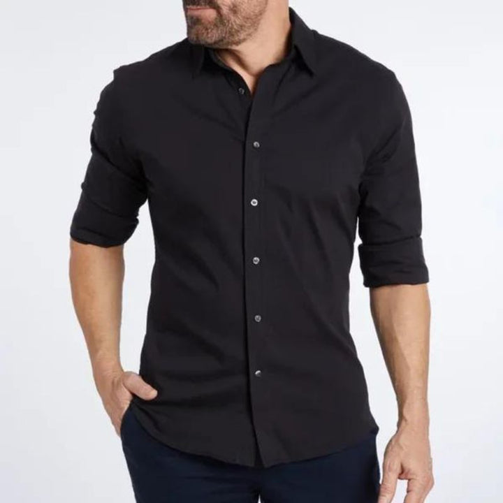 Nash | Wrinkle-Free Shirt with Zip