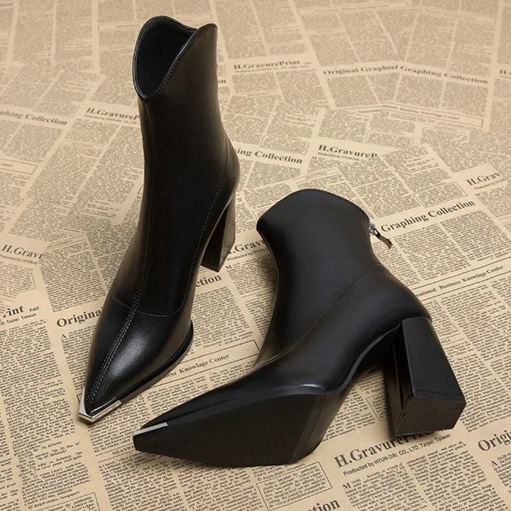 Kendra | Chrome Tip Chelsea Boots