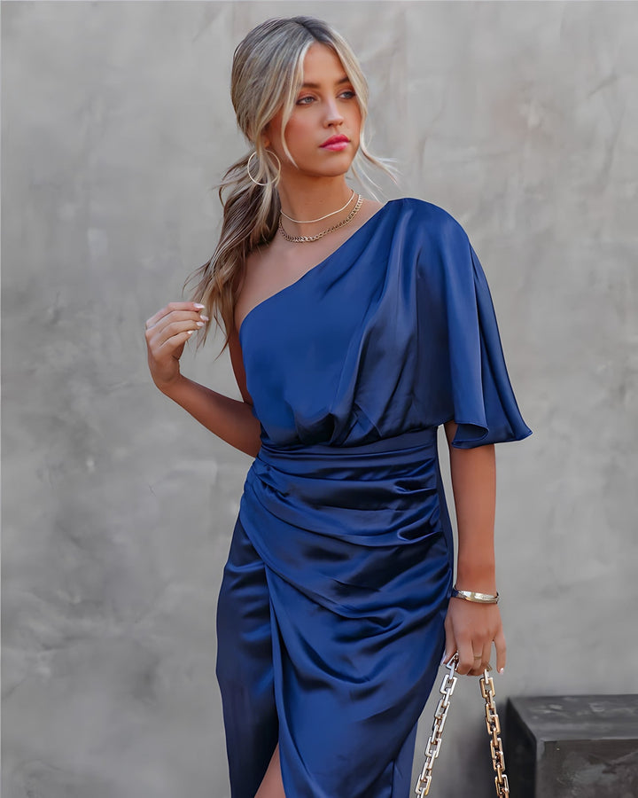 Amanda | Elegant Silk Party Dress