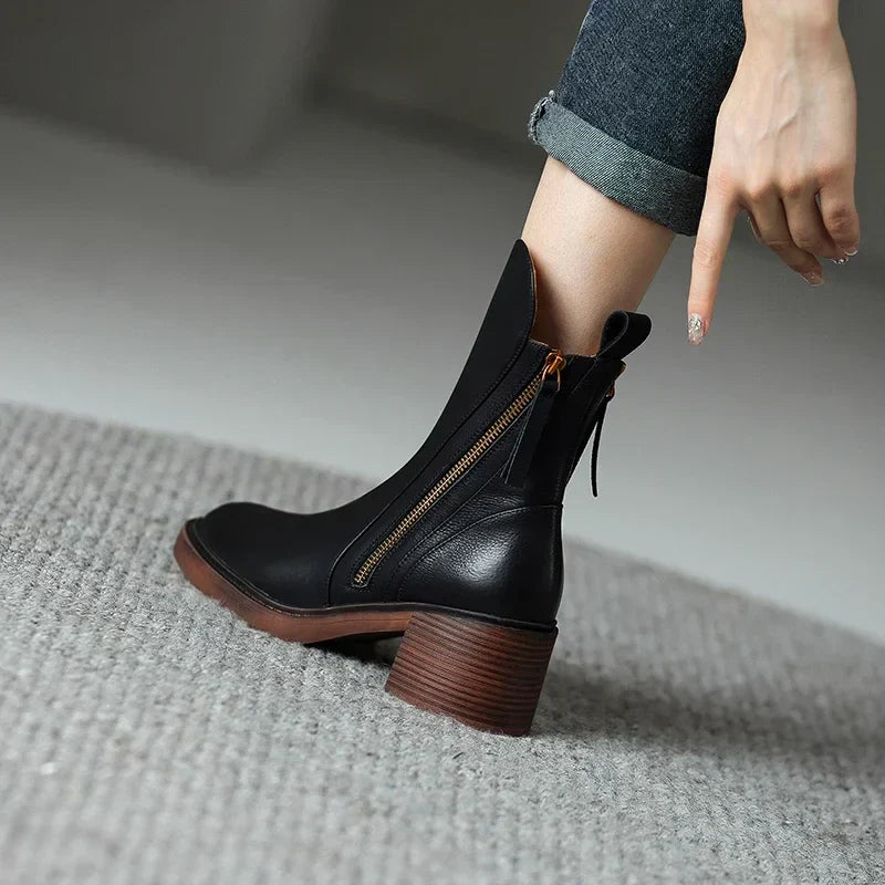 Grazia | Leather Ankle Boots