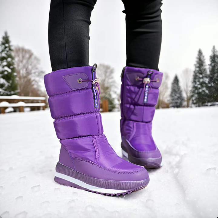 Ariel | Non-Slip Waterproof Faux Fur Snow Boots