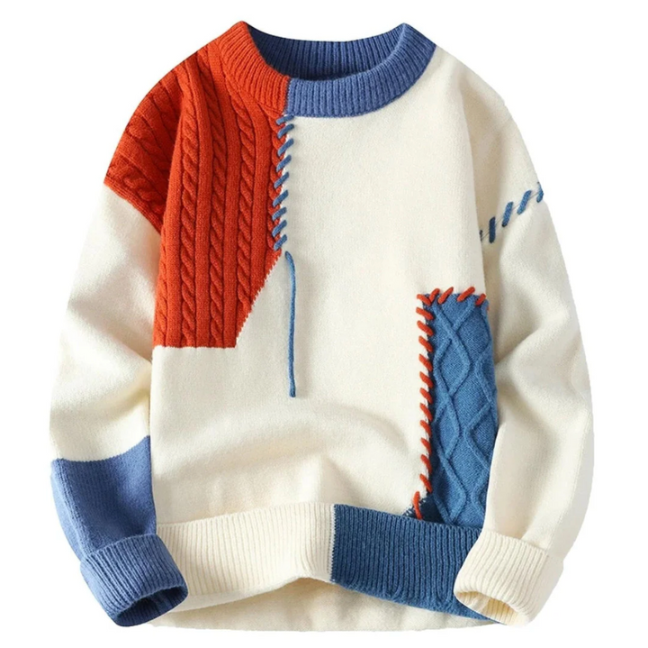 Finn | Statement Patchwork Sweater