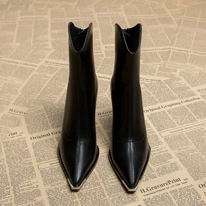 Kendra | Chrome Tip Chelsea Boots