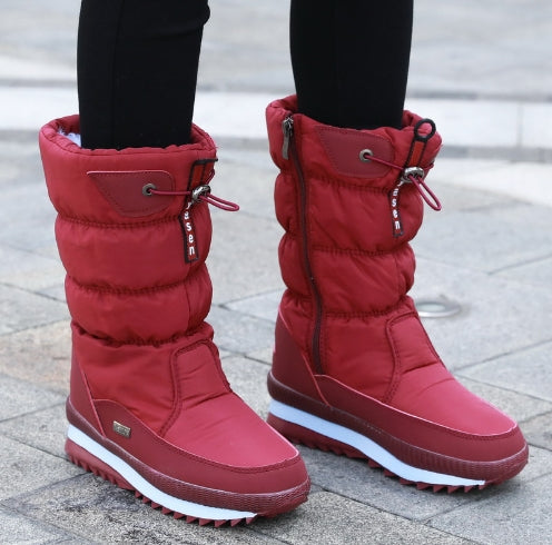 Ariel | Non-Slip Waterproof Faux Fur Snow Boots