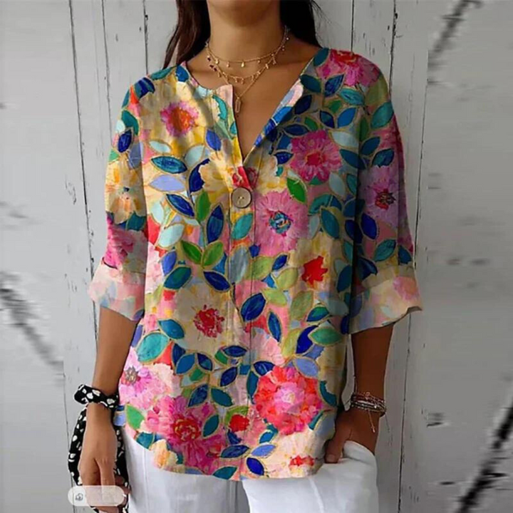 Cally | Casual Blouse with Floral Print