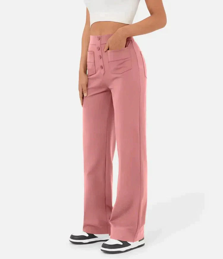 Lucia | High-waisted elastic casual pants