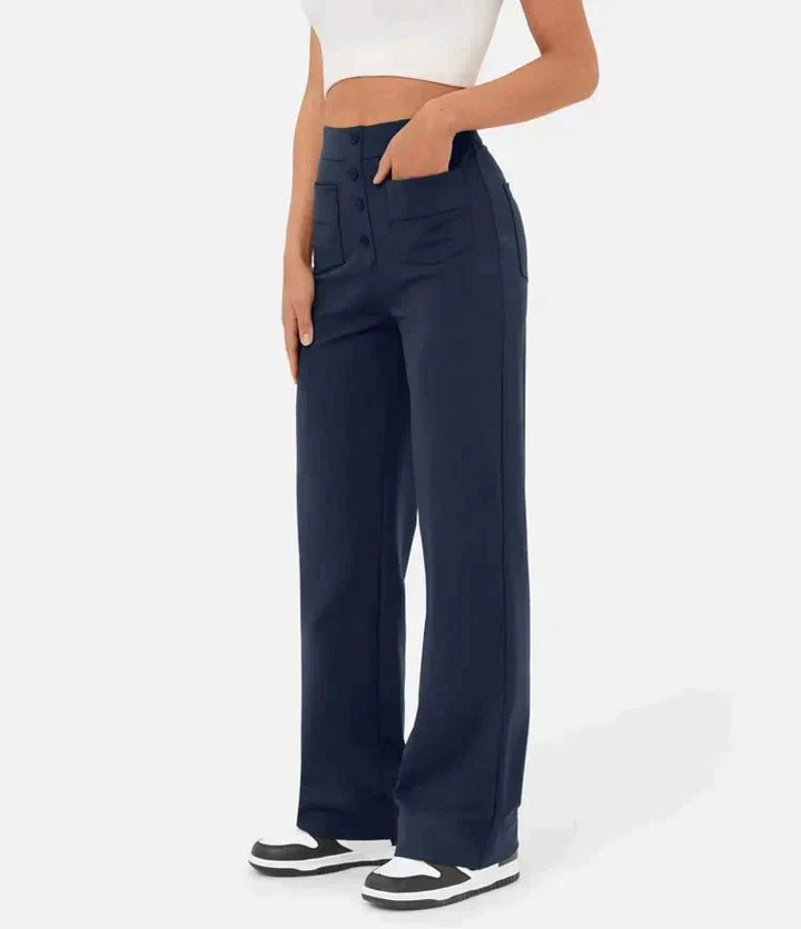 Lucia | High-waisted elastic casual pants