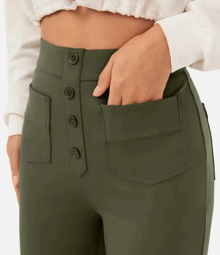 Lucia | High-waisted elastic casual pants