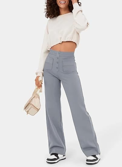 Lucia | High-waisted elastic casual pants