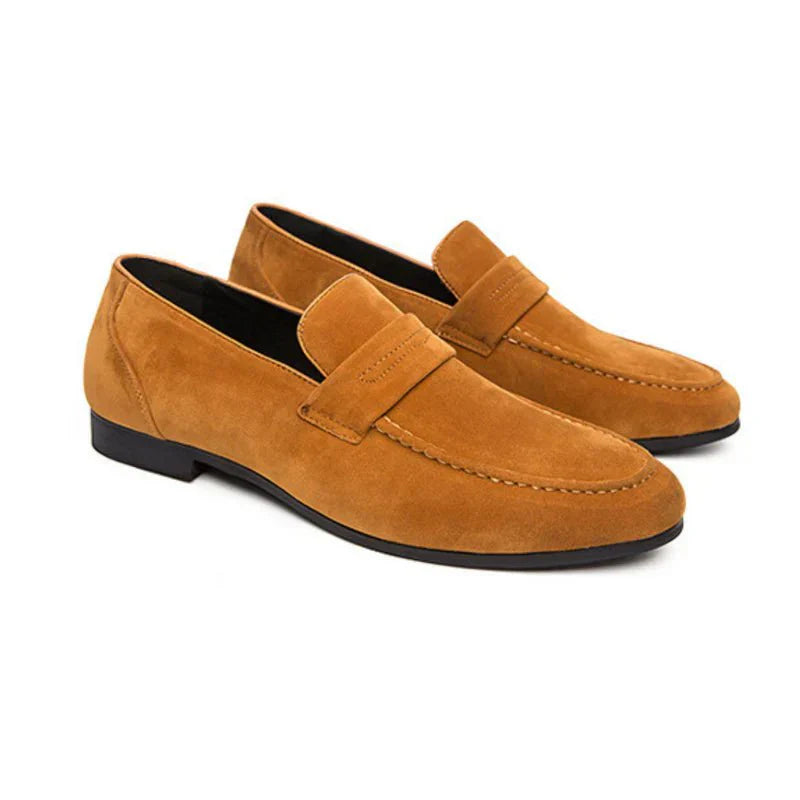 Pieri | Suede strap loafers