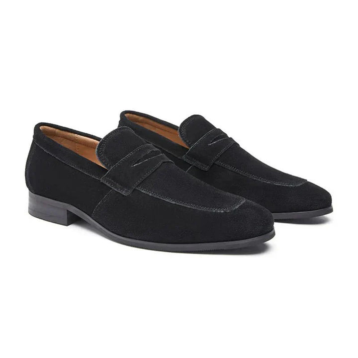 Pieri | Suede strap loafers