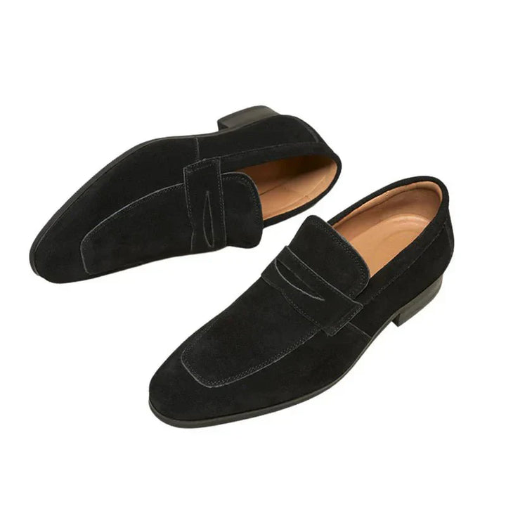 Pieri | Suede strap loafers